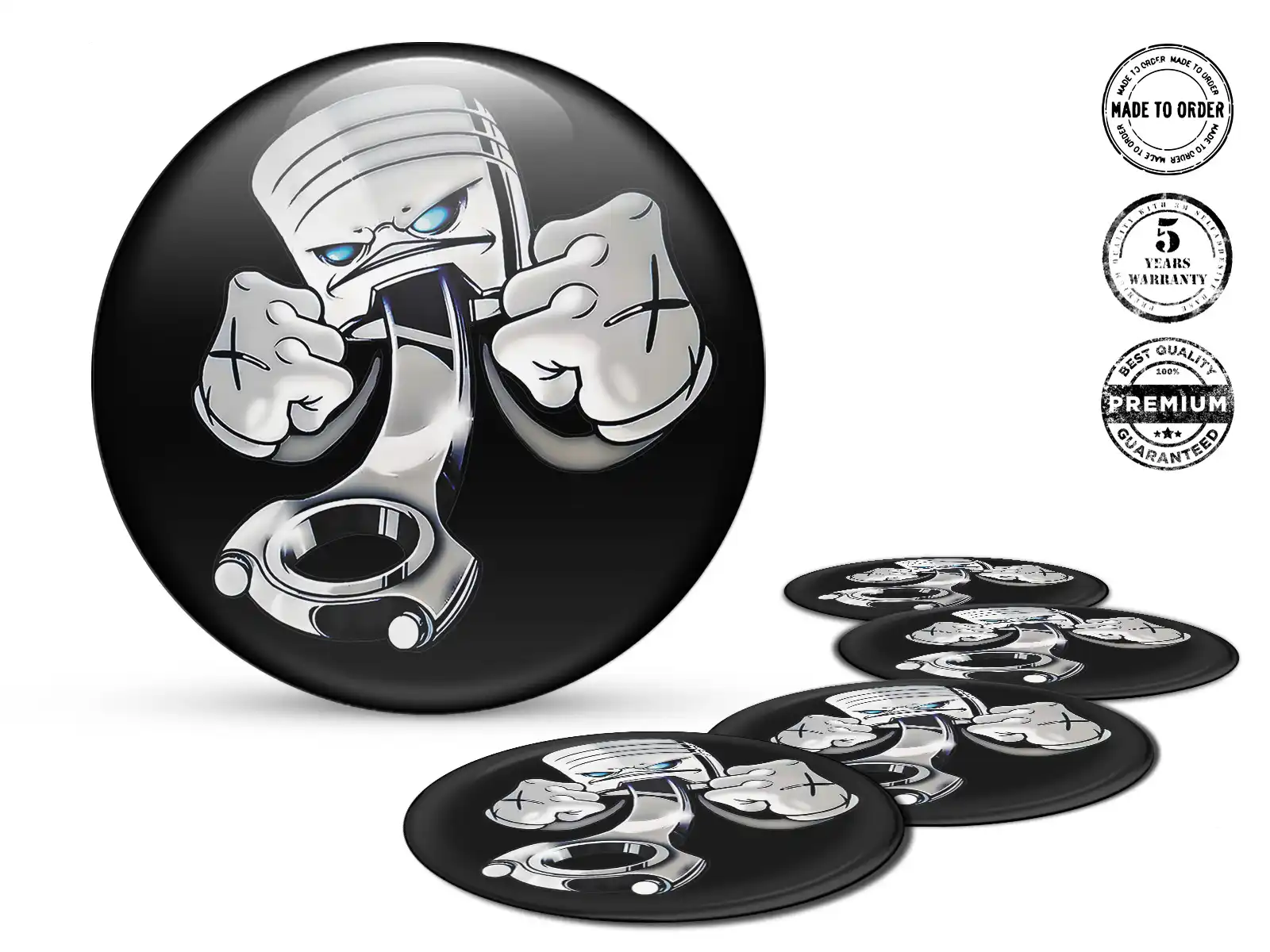 Wheel badges Luxury Look Limited Dome for Cars
